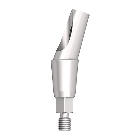 Angled abutment,20° 051.3540.55
